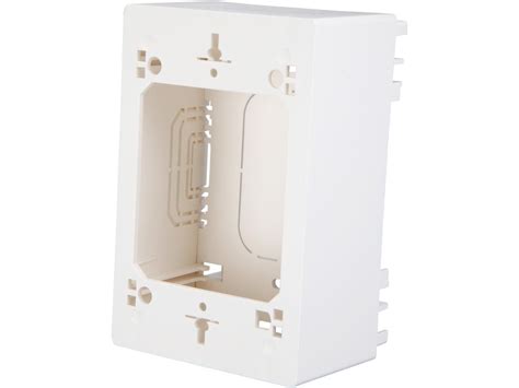 tripp lite single-gang surface-mount junction box wallplate white taa|Tripp Lite N080.